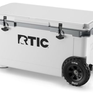 72 QT Ultra-Light Wheeled Cooler White & Grey