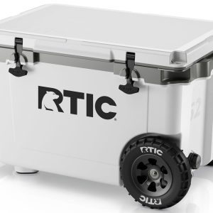 52 QT Ultra-Light Wheeled Cooler White & Grey