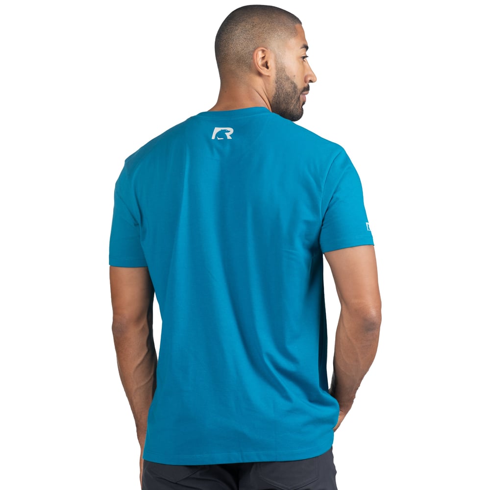 RTIC Logo Short Sleeve T-Shirt Lake Blue - Image 4