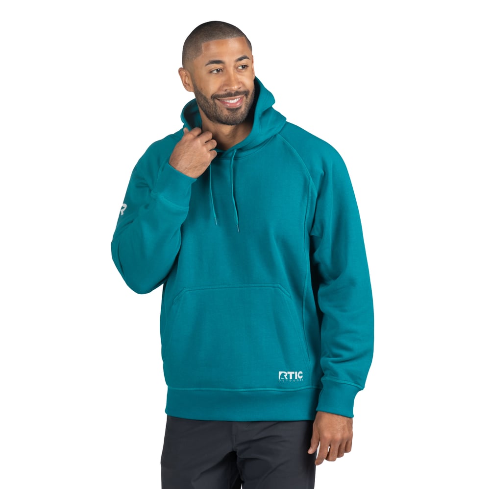Water-Repellent Pullover Hoodie - Relaxed Fit Deep Harbor - Image 3