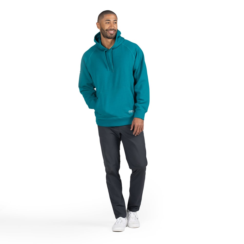 Water-Repellent Pullover Hoodie - Relaxed Fit Deep Harbor - Image 2
