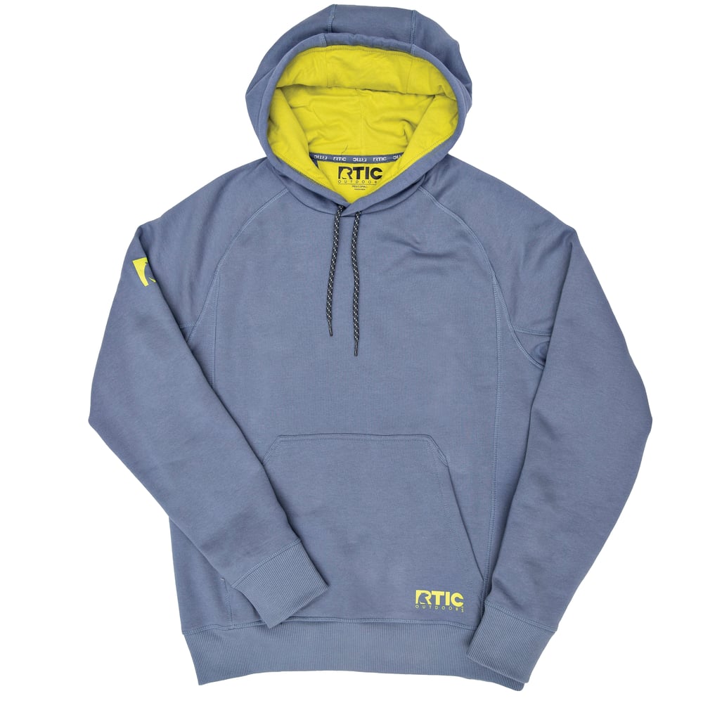 Water-Repellent Pullover Hoodie - Athletic Fit Cobalt - Image 4