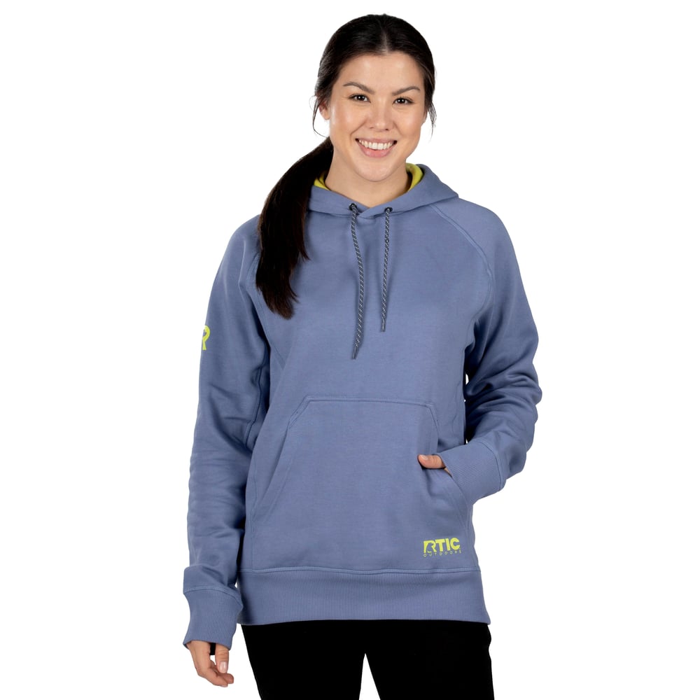 Water-Repellent Pullover Hoodie - Athletic Fit Cobalt - Image 3