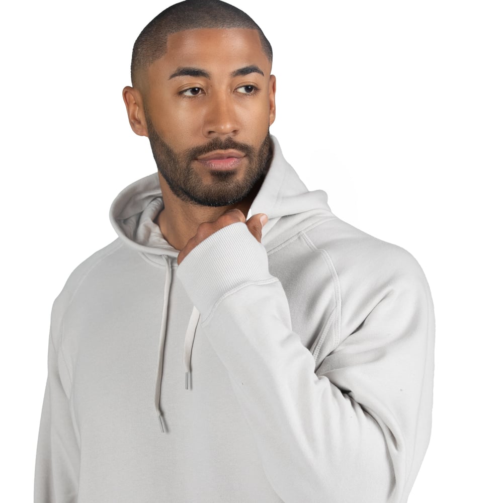 Water-Repellent Pullover Hoodie - Relaxed Fit Vapor - Image 4