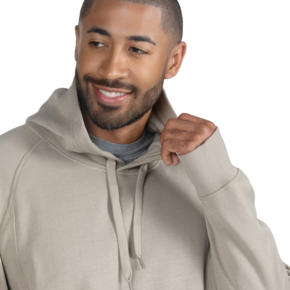 Water-Repellent Pullover Hoodie - Relaxed Fit Live Oak - Image 4