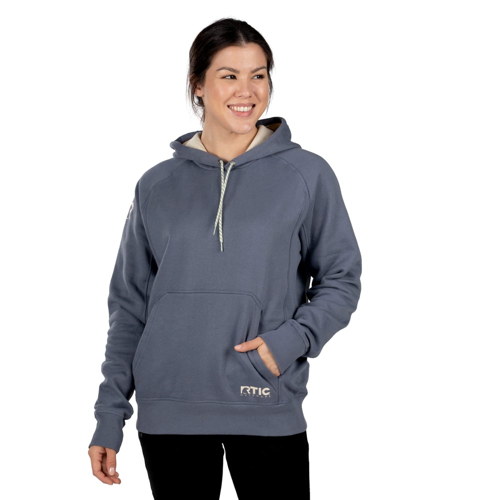 Water-Repellent Pullover Hoodie - Athletic Fit Gray Stone - Image 3