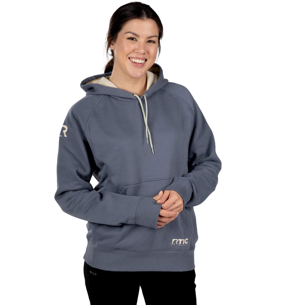 Water-Repellent Pullover Hoodie - Athletic Fit Gray Stone - Image 5