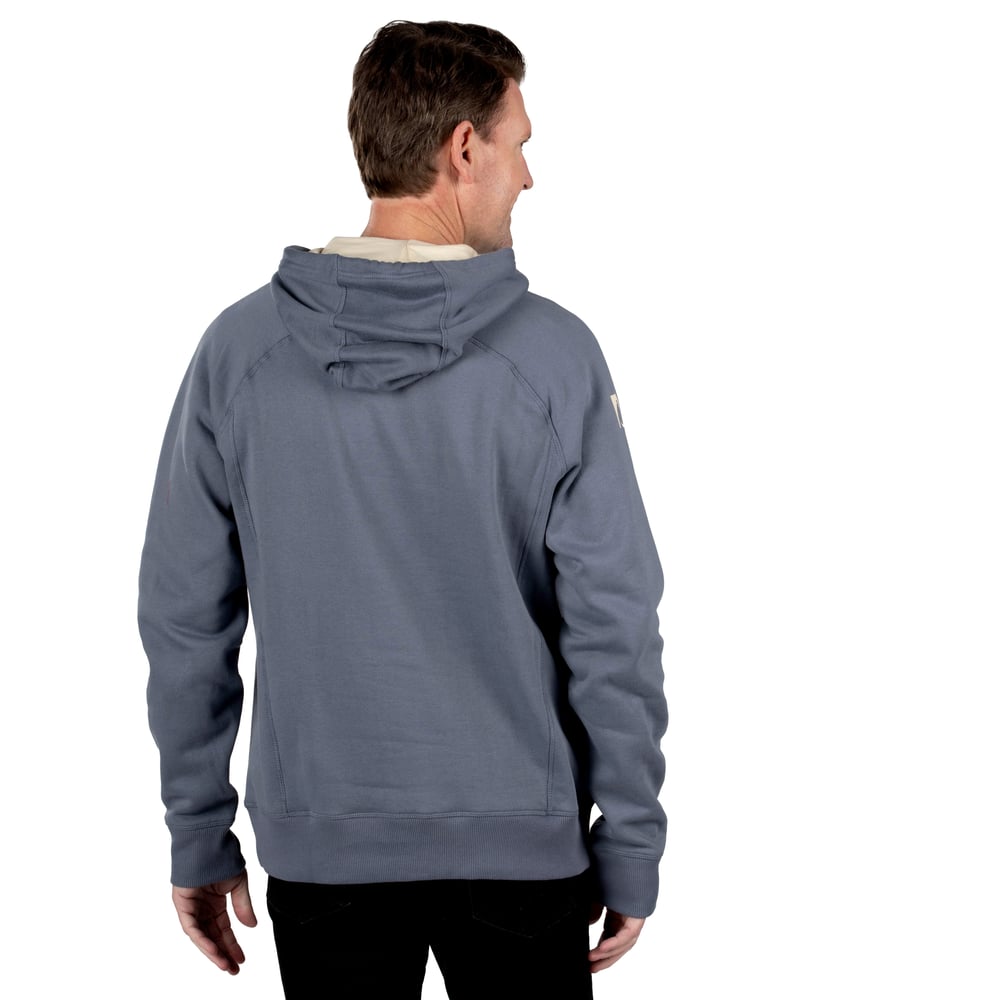 Water-Repellent Pullover Hoodie - Athletic Fit Gray Stone - Image 8